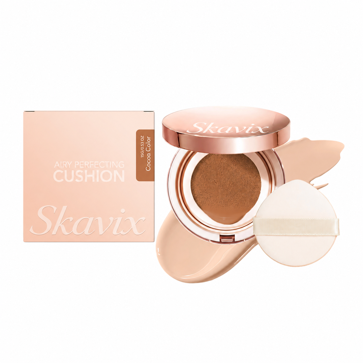 All-in-One Flawless Cushion Foundation — High coverage, suitable for all skin types — Silky-smooth cushion texture
