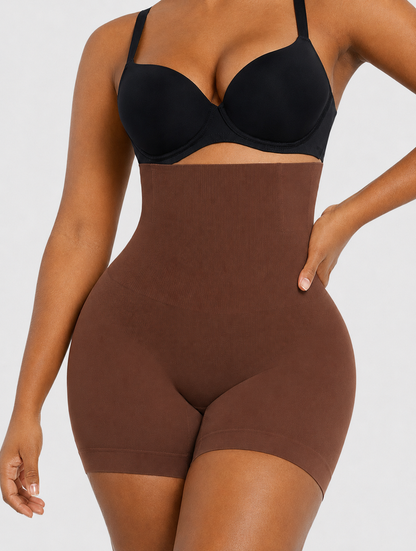 High-Waist Shaping Shorts