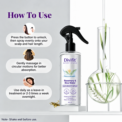Rosemary & Ricewater Hair Growth Spray Haircare
