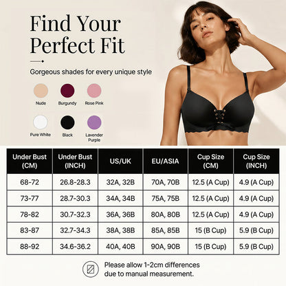 🎉 Women's Seamless Breathable Push-Up Support Bra