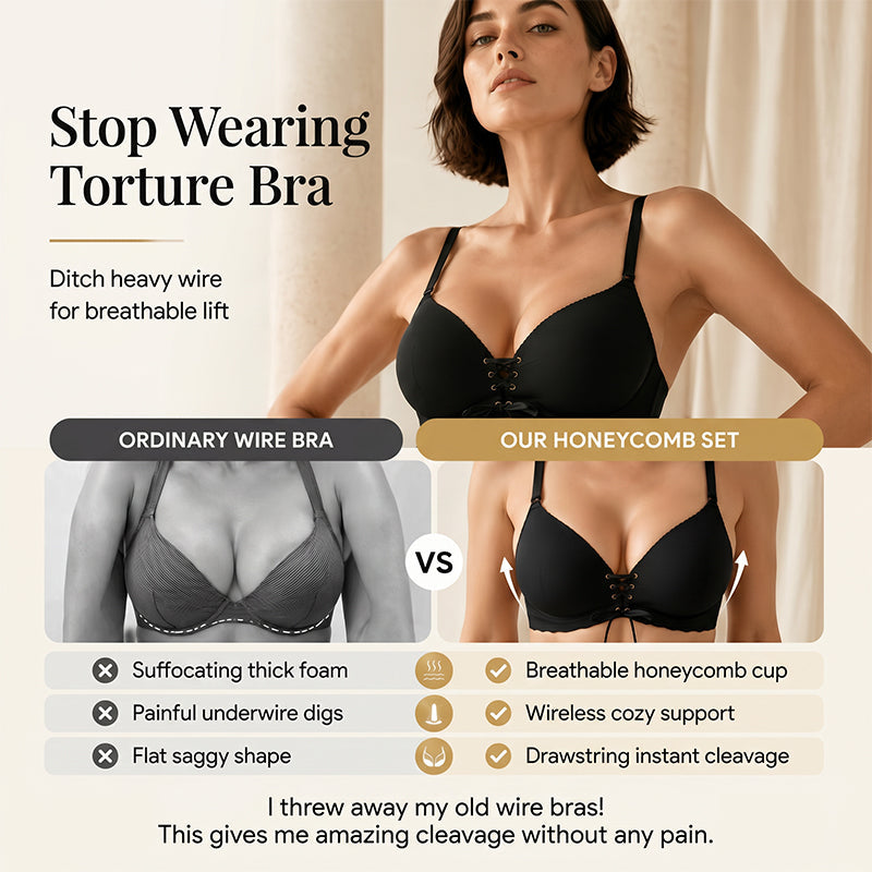 🎉 Women's Seamless Breathable Push-Up Support Bra