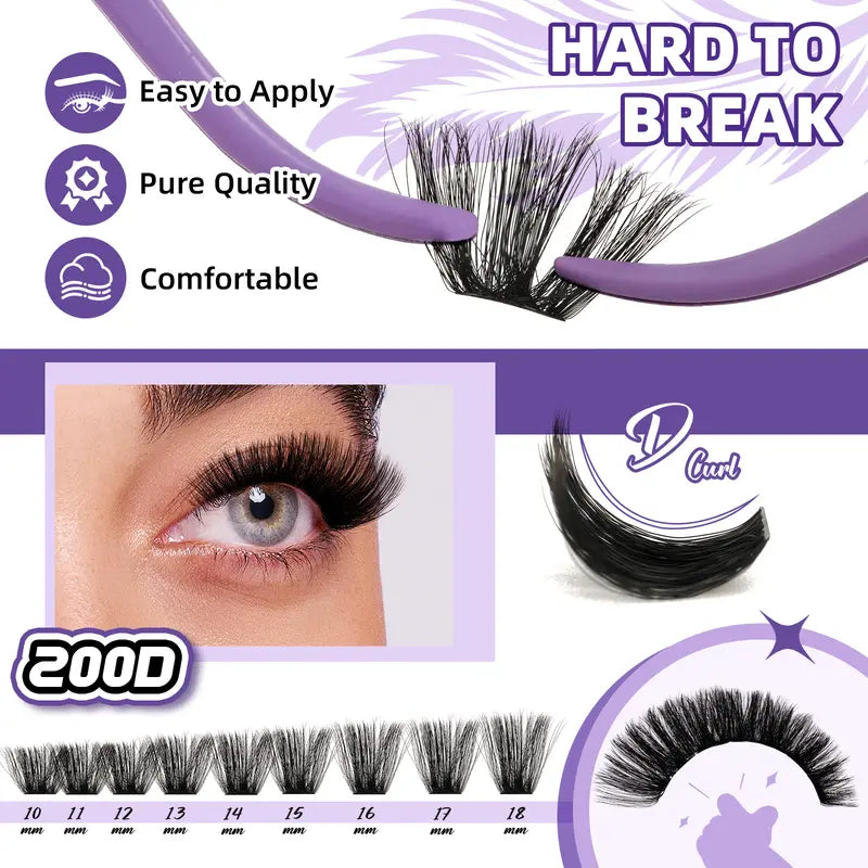 Alisanda “Black Pearl” Eyelash Extension Kit