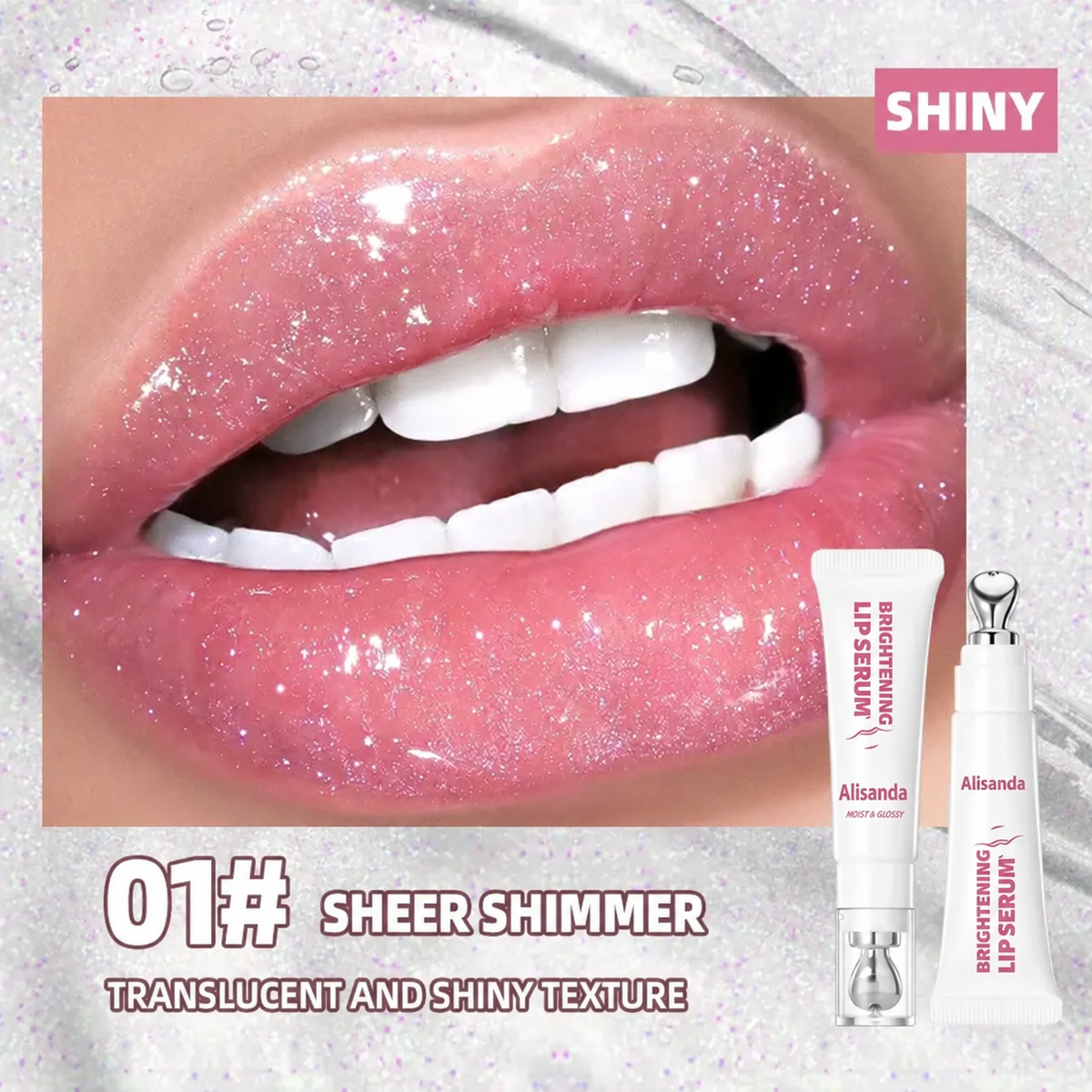 4-Color Lip Gloss Set 💄 Hydrating Comfort & Glassy Shine ✨