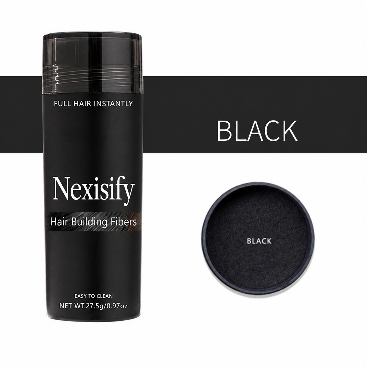 ✨ Nexisify Hair Thickening Fibers — Fuller-Looking Hair in Seconds