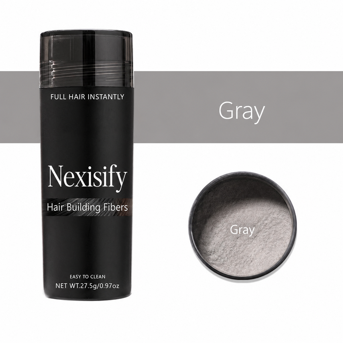✨ Nexisify Hair Thickening Fibers — Fuller-Looking Hair in Seconds