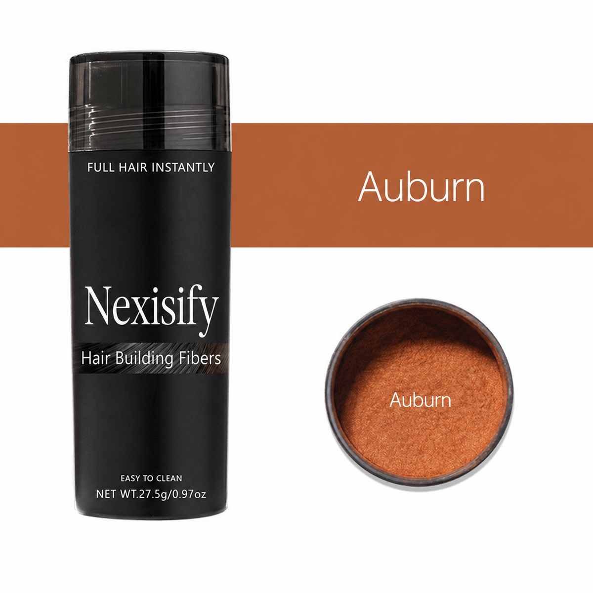✨ Nexisify Hair Thickening Fibers — Fuller-Looking Hair in Seconds