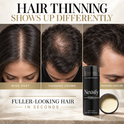✨ Nexisify Hair Thickening Fibers — Fuller-Looking Hair in Seconds