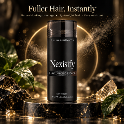 ✨ Nexisify Hair Thickening Fibers — Fuller-Looking Hair in Seconds