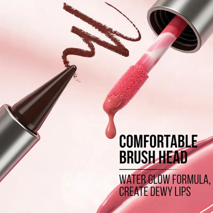 💋 BUY 1 GET 1 FREE 🎁 Alisanda 2-in-1 Lipstick + Lip Gloss — Define, Color & Shine ✨
