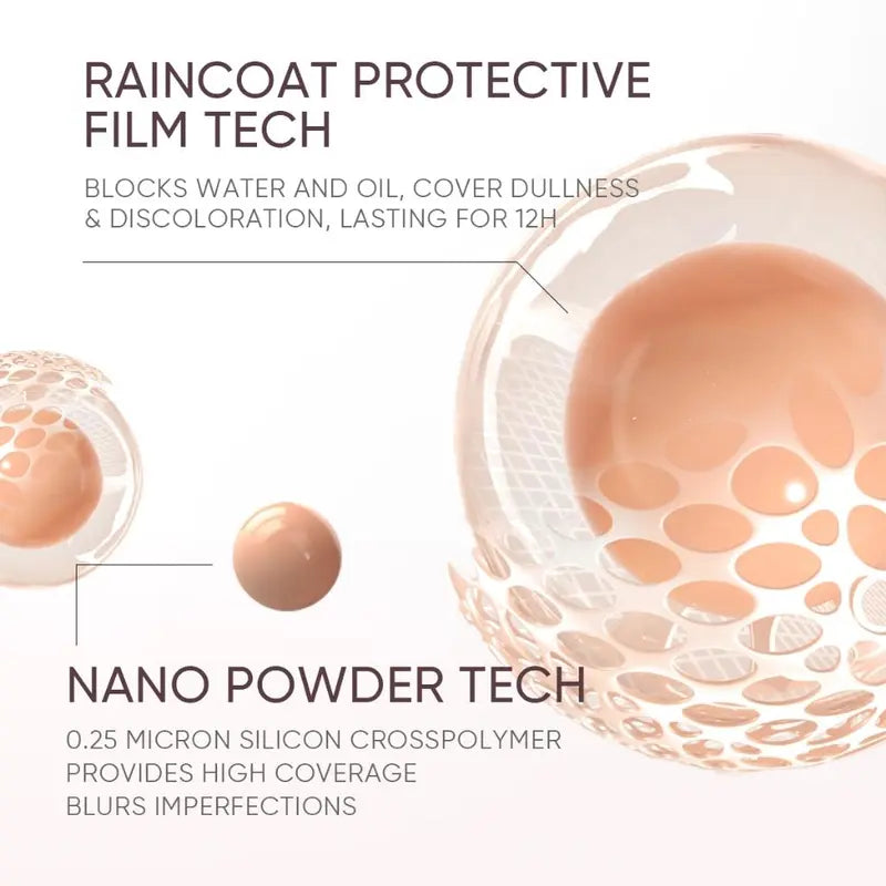 All-in-One Flawless Cushion Foundation — High coverage, suitable for all skin types — Silky-smooth cushion texture