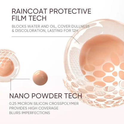 All-in-One Flawless Cushion Foundation — High coverage, suitable for all skin types — Silky-smooth cushion texture