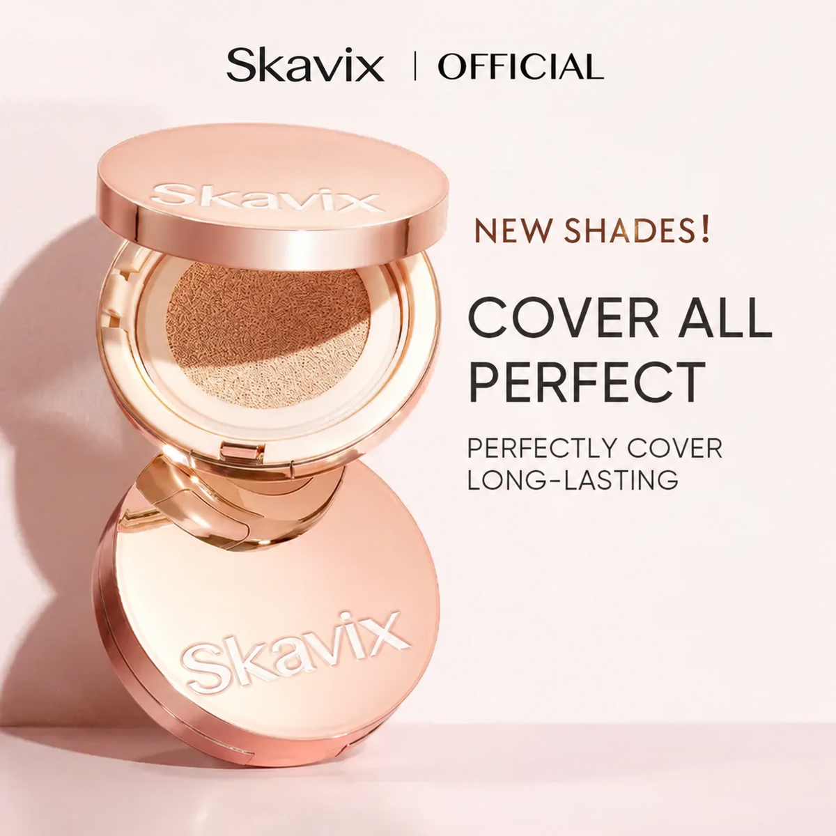 All-in-One Flawless Cushion Foundation — High coverage, suitable for all skin types — Silky-smooth cushion texture