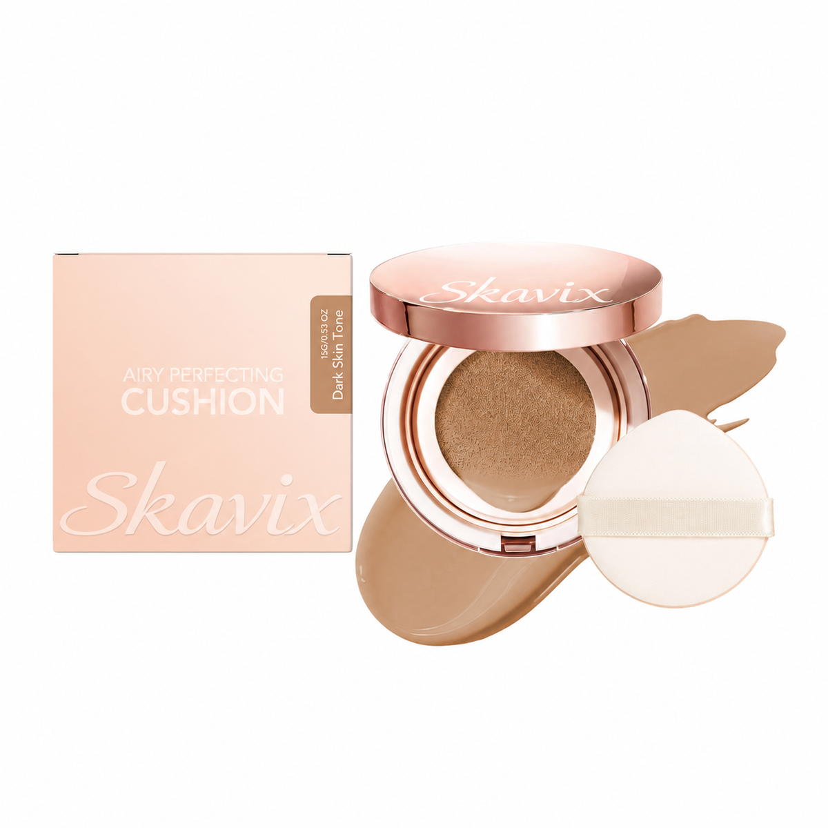 All-in-One Flawless Cushion Foundation — High coverage, suitable for all skin types — Silky-smooth cushion texture