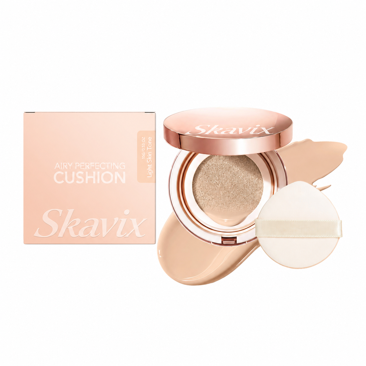 All-in-One Flawless Cushion Foundation — High coverage, suitable for all skin types — Silky-smooth cushion texture