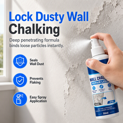 🎉 2026 HOT SALE 🏠 🧱 Wall Repair Liquid – locks chalky plaster instantly 🛠️